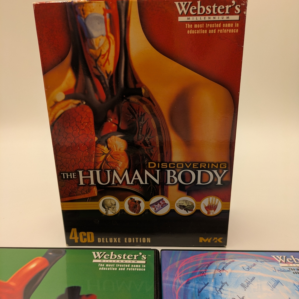 Discovering the Human Body 4 CD Set Webster Discovery